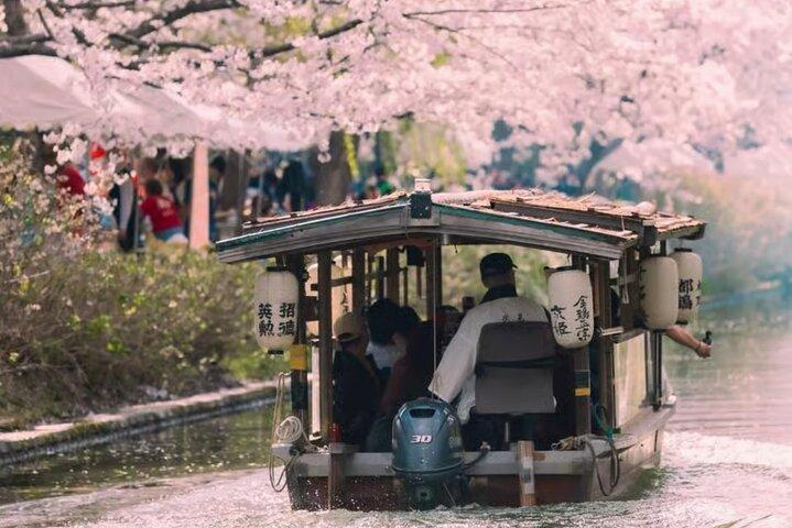 Kyoto Sakura Barco & passeio de carro sazonal