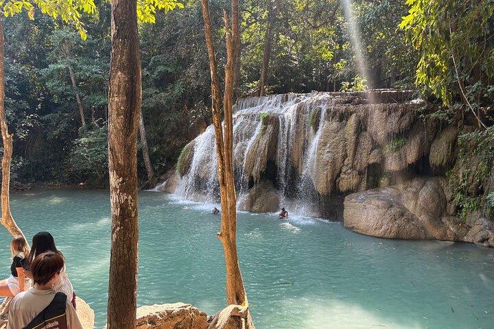 Erawan Waterfall & Kanchanaburi Death Railway Private Tour