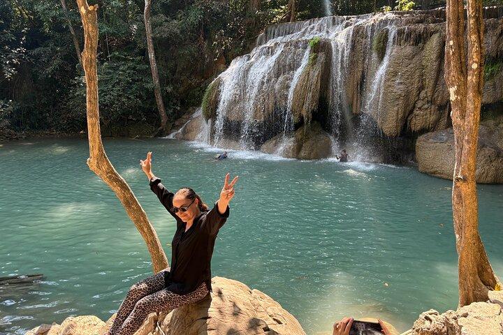 Erawan Waterfall & Kanchanaburi Death Railway Private Tour
