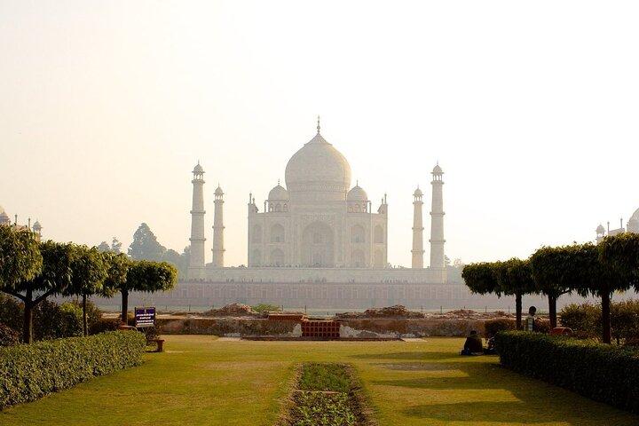 Da Jaipur: tour del forte di Taj Mahal e Agra e goccia Delhi