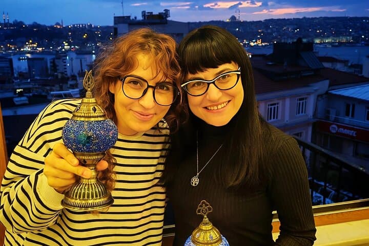 Istanbul Mosaic Lamp Workshop with View, Treats & Surprise Gifts