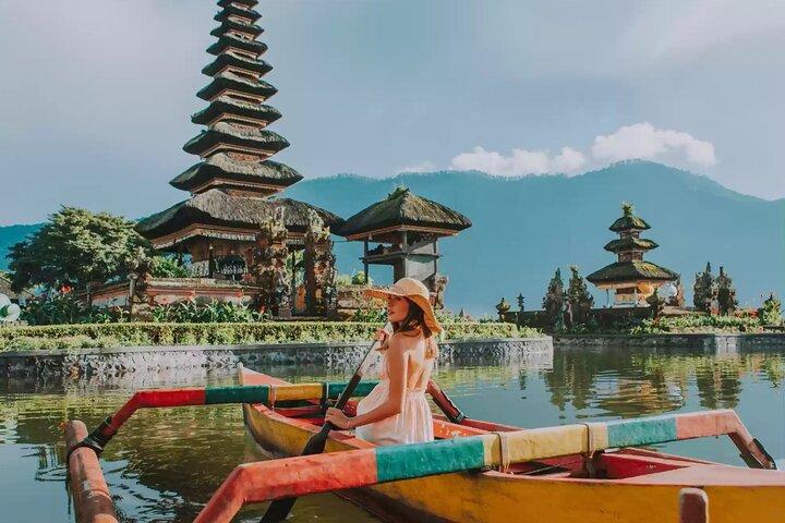 Tanah Lot Temple, Jatiluwih Rice Terrace en Beratan Lake Temple