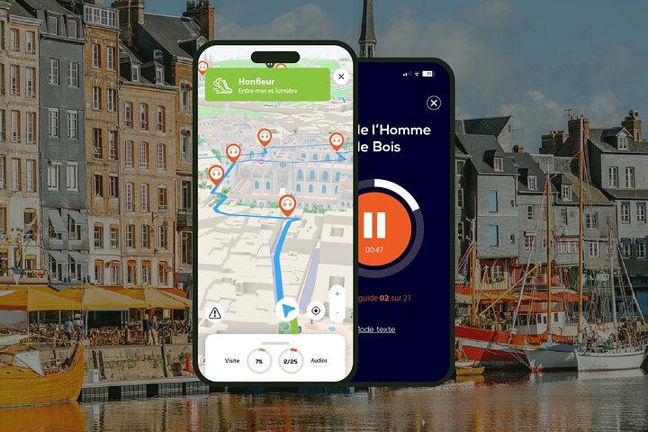 Honfleur: 1-times audioguidet byvandring med 20 lydkommentarer