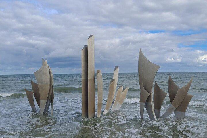 Paris: Normandie D-Day Landing Beaches Privat tur med Champagne