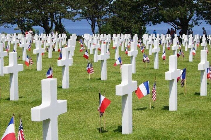 Paris : Normandy D-Day Landing Beaches Tour Privado com Champagne