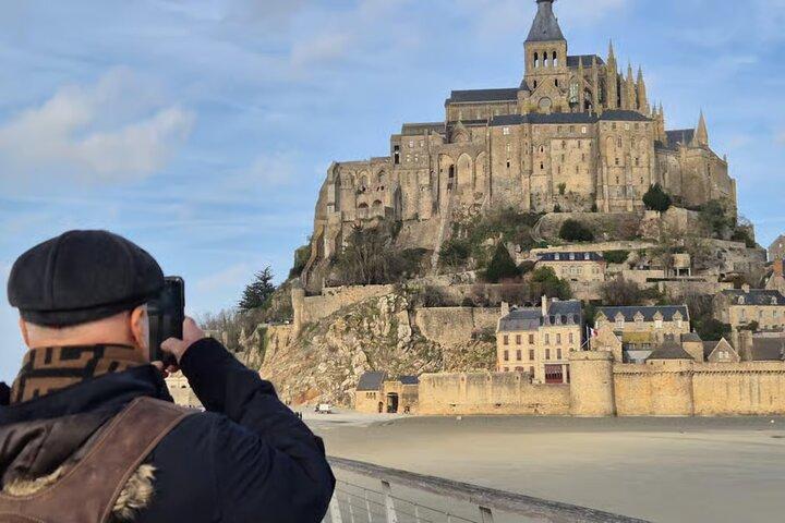 Paris privat Mont Saint Michel Tour med klosterinträde och champagne