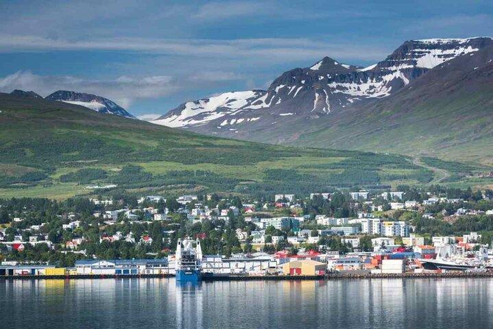 Akureyri hamn: Tur till Godafoss och Laufas Turf House i liten grupp