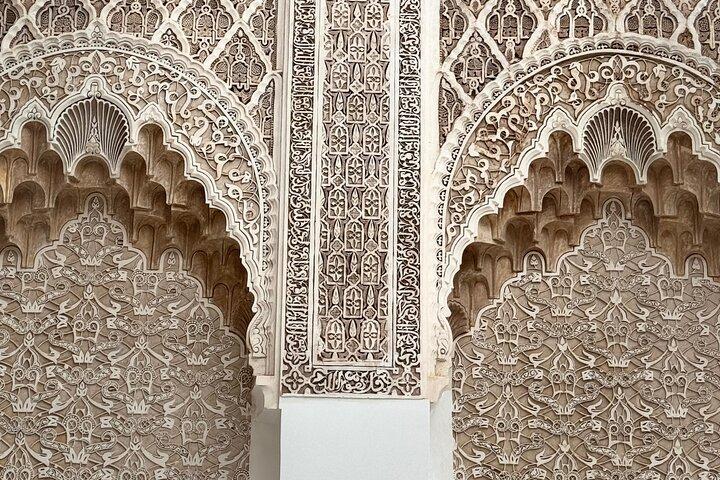Bahiapalatset och Ben Youssef Medrassa halvdags medinatur