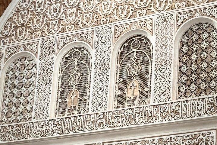 Bahiapalatset och Ben Youssef Medrassa halvdags medinatur