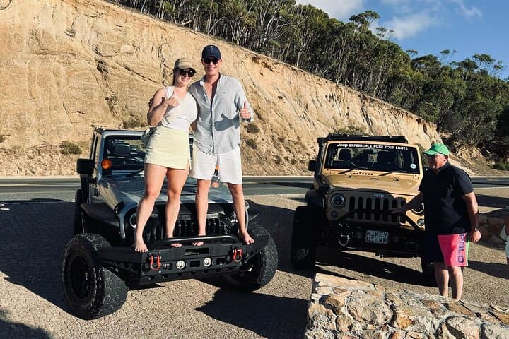 Cape Town Sunset Jeep Tour Penguins Scenic Drive and Wine