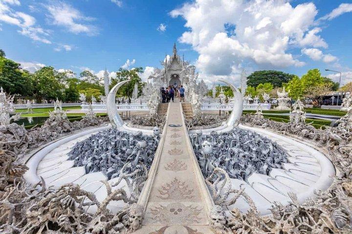 Chiang Mai White and Blue Temple Museu Negro e Triângulo Dourado