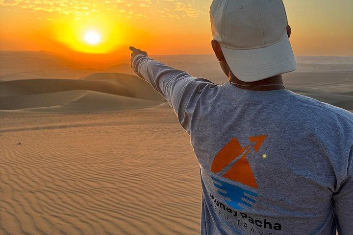 パラカス、ワカチナ、ブドウ園のプライベート 1 日オールインクルーシブ