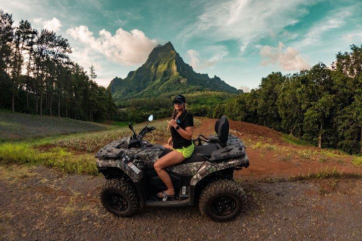 Visite d'aventure en VTT à Moorea Culture Vues et dégustations