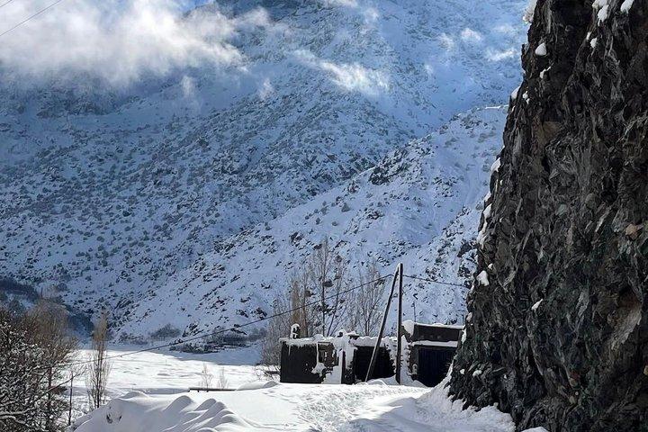 アトラス山脈の滝とベルベルアートラグ体験