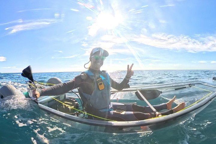 Fuerteventura Transparent Electric Kayaks with Guide
