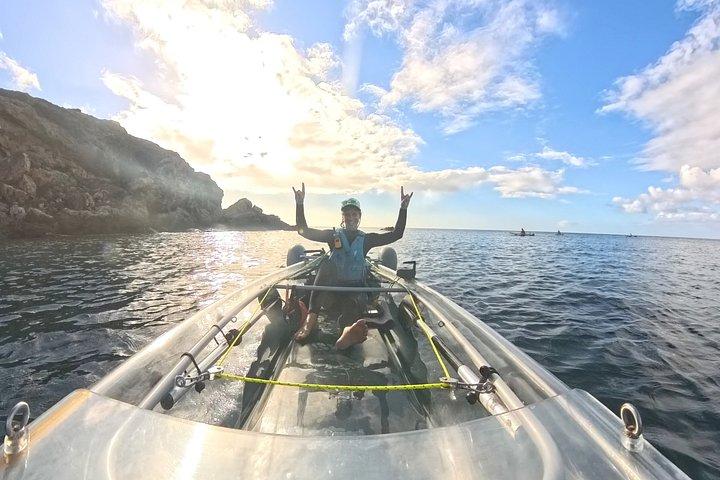Fuerteventura Transparent Electric Kayaks with Guide