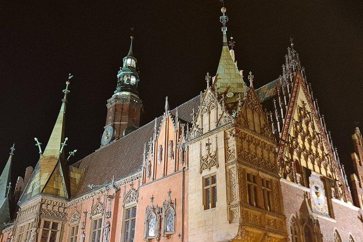 ヴロツワフの夜の街歩き、2時間(少人数グループ)