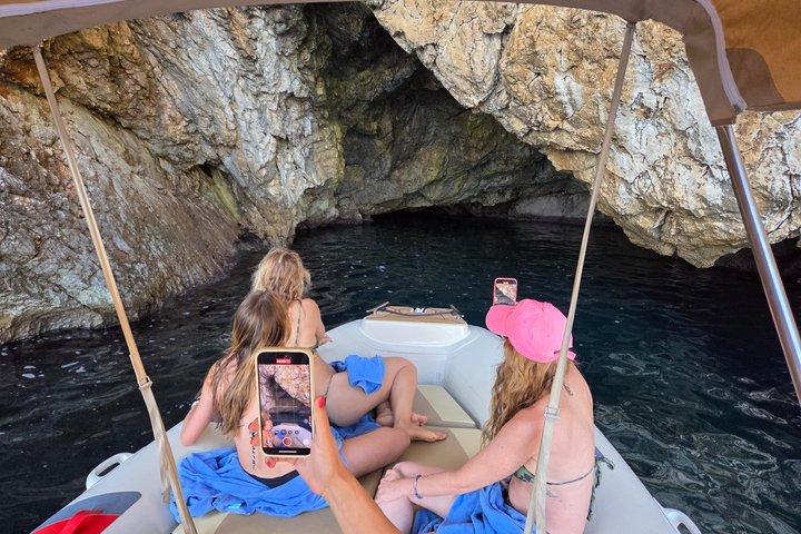 Privé Blue Cave & 7 Caves Speedboottour + Drankjes & Snorkel