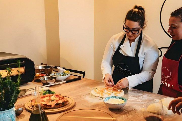 イタリア語料理教室ピザとアイスクリーム