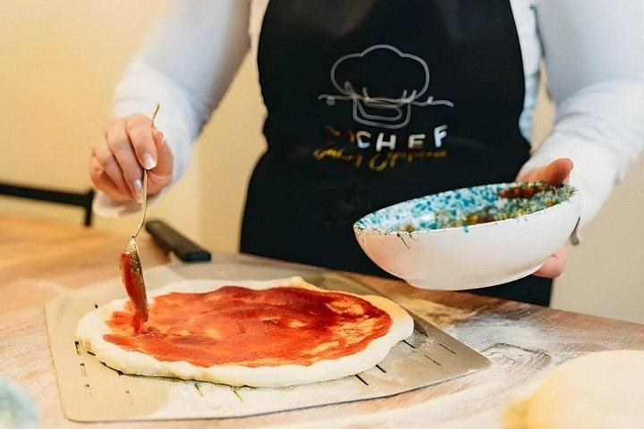 イタリア語料理教室ピザとアイスクリーム