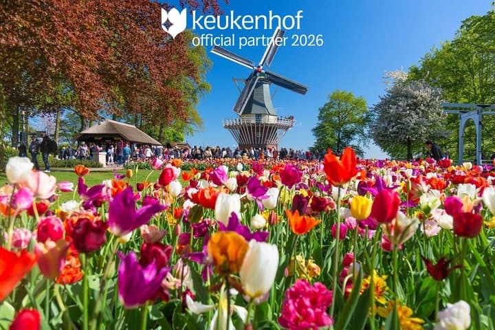 Amsterdam Airport: Shuttle to Keukenhof. Ticket & Flexible Return