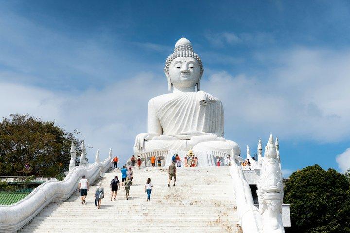 Tour por la ciudad de Phuket con gran Buda, Wat Chalong y miradores pintorescos