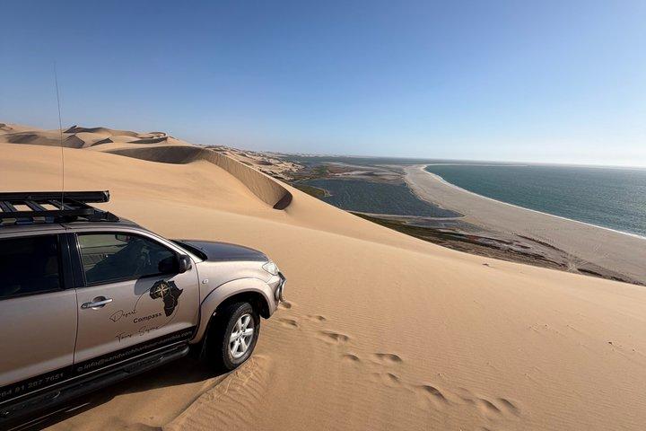ナミビア、ウォルビスベイのサンドイッチ ハーバー 4x4 ツアー