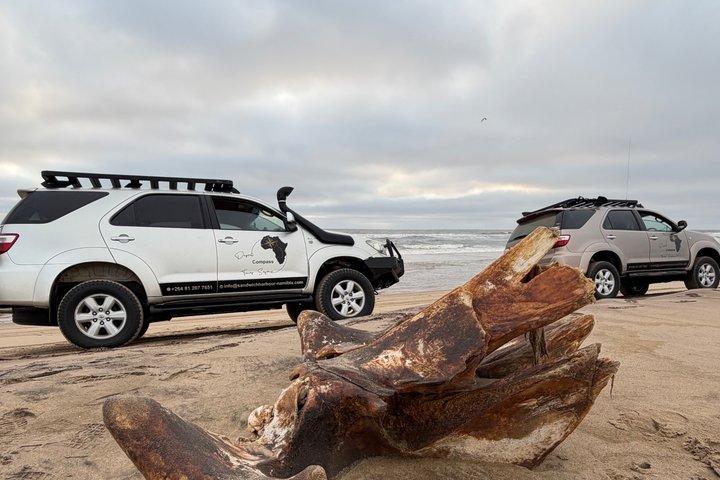 ナミビア、ウォルビスベイのサンドイッチ ハーバー 4x4 ツアー