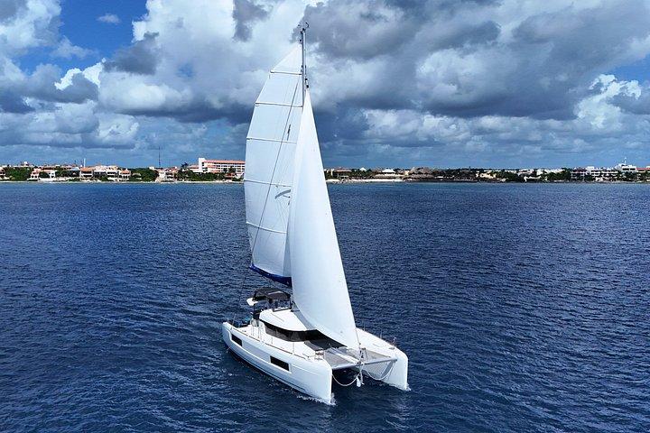 3 Stunden Luxus 40ft Lagune Katamaran Charter in Tulum