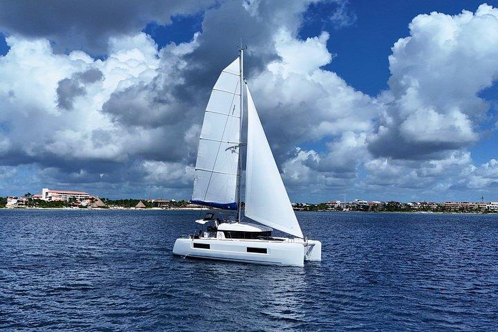 3 Stunden Luxus 40ft Lagune Katamaran Charter in Tulum