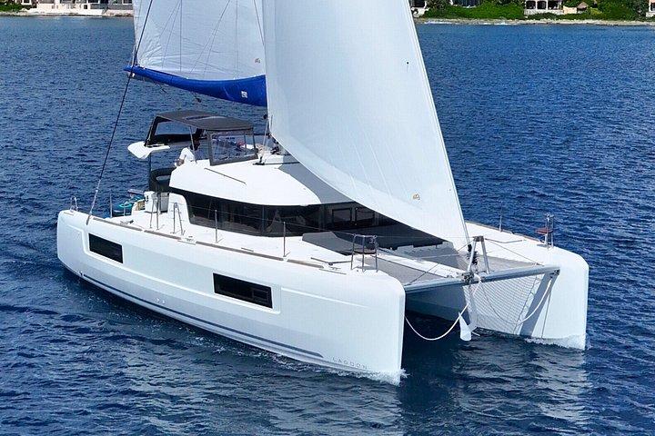 3 Stunden Luxus 40ft Lagune Katamaran Charter in Tulum