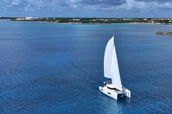 3 Stunden Luxus 40ft Lagune Katamaran Charter in Tulum