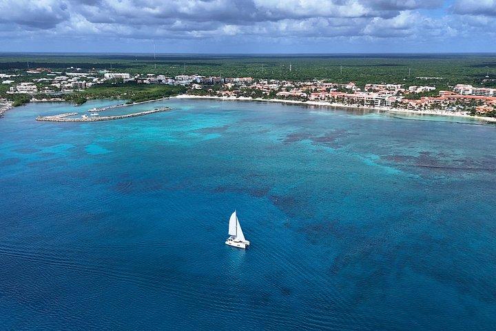 3 Stunden Luxus 40ft Lagune Katamaran Charter in Tulum