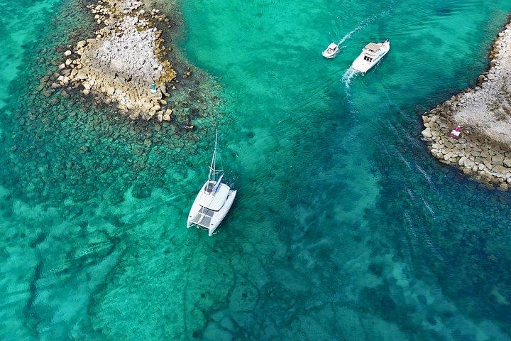 3 Stunden Luxus 40ft Lagune Katamaran Charter in Tulum