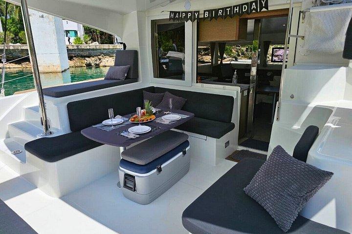 3 Stunden Luxus 40ft Lagune Katamaran Charter in Tulum