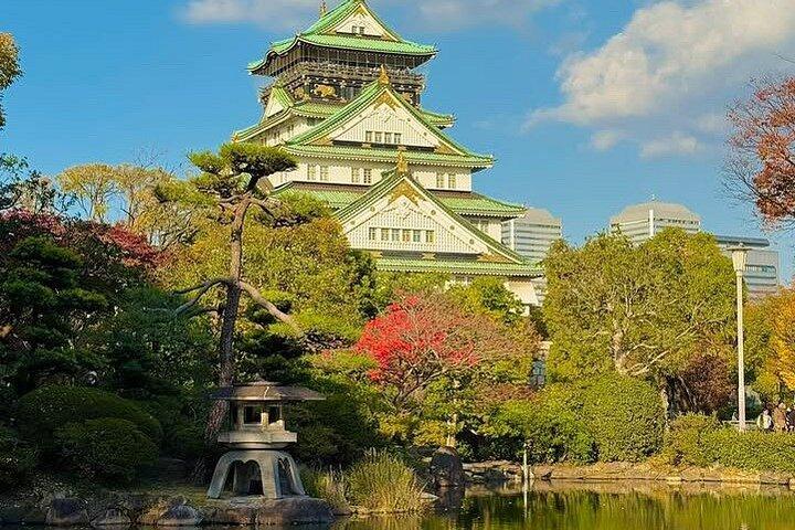 大阪1日プライベートツアー（城、寺院、ランチ付き）