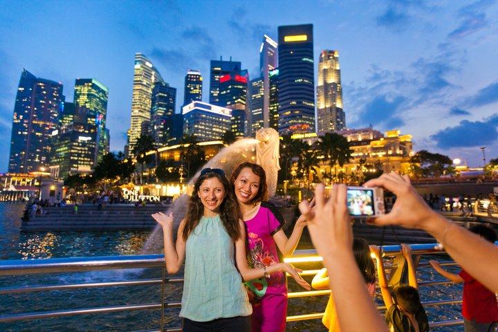 Singapore After Dark : Lichtshow & Riviercruise met gids