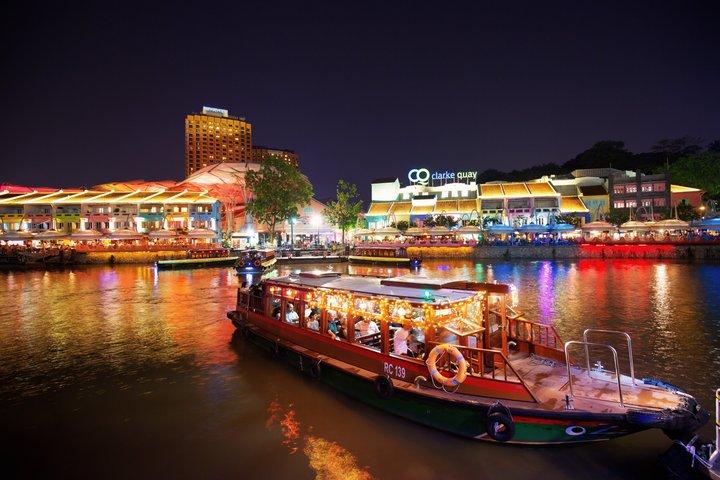Singapore After Dark : Lichtshow & Riviercruise met gids