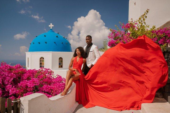 Santorini vestido voador