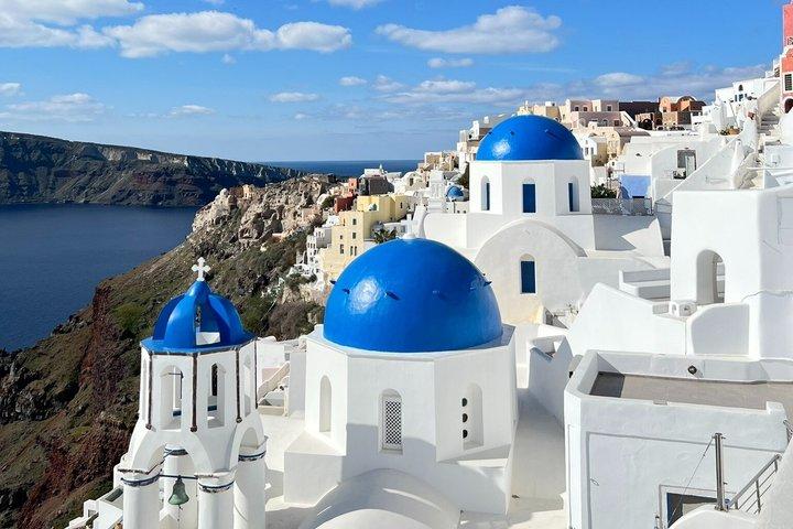 Santorini's Beste Spots : Oia Dorf, Firostefani und Imerovigli.