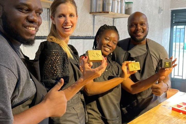 Fabricação de sabão artesanal em Kigali