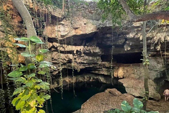 メリダツアー：素晴らしいセノーテのあるムクイチェとユンクの地所