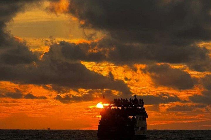 Sunset by Catamaran by Cartagena Bay
