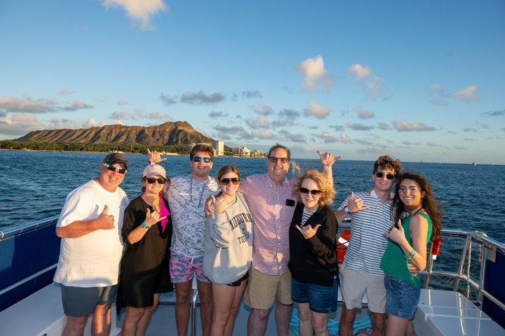 Waikiki zonsondergang boottocht
