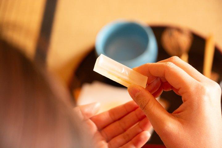 Kyoto Tea Ceremony in een 100 jaar oude fanshop