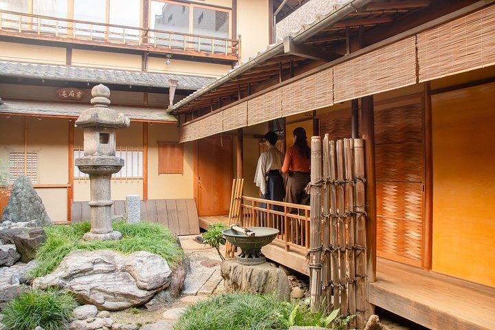 京都茶道と歴史的な町家ファンショップツアー