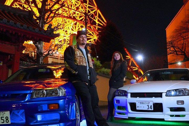 東京＆大黒での日産スカイラインGT-R R34レンタル・セルフドライブ