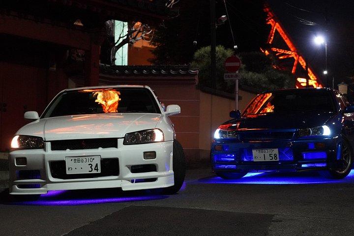 東京＆大黒での日産スカイラインGT-R R34レンタル・セルフドライブ