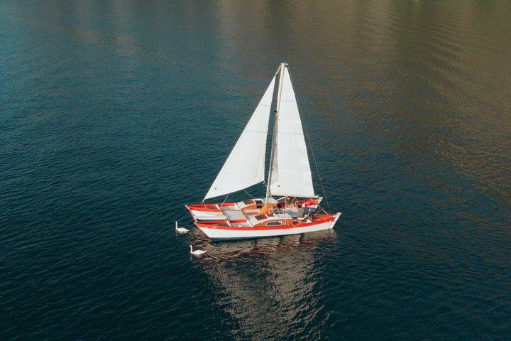 Shared Catamaran Tour on Lake Como with Aperitif