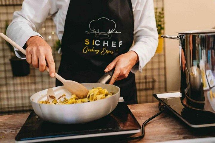 イタリア語料理教室フレッシュパスタとデザートベジタリアン